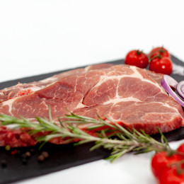 Côte échine de porc fermier Label Rouge Tradition Sarthoise